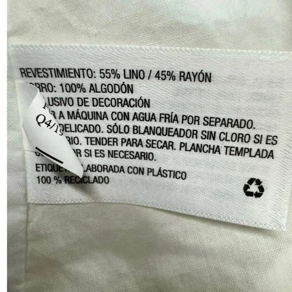 Lisa Marie Fernandez xTarget White Linen Button Up Cutout Shirtdress Size 4 - Picture 16 of 16